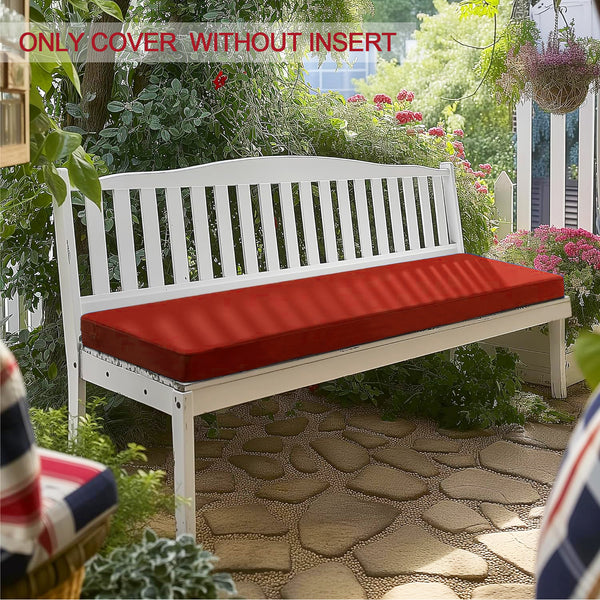 One-Piece Waterproof Bench Seat Cover – Solid Color