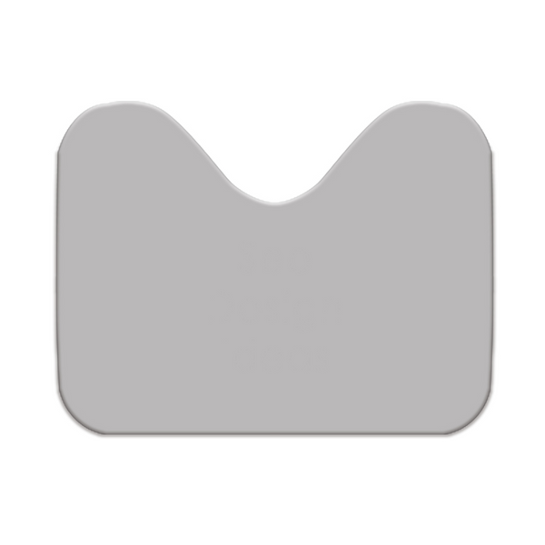Custom U-shaped toilet anti-slip mat