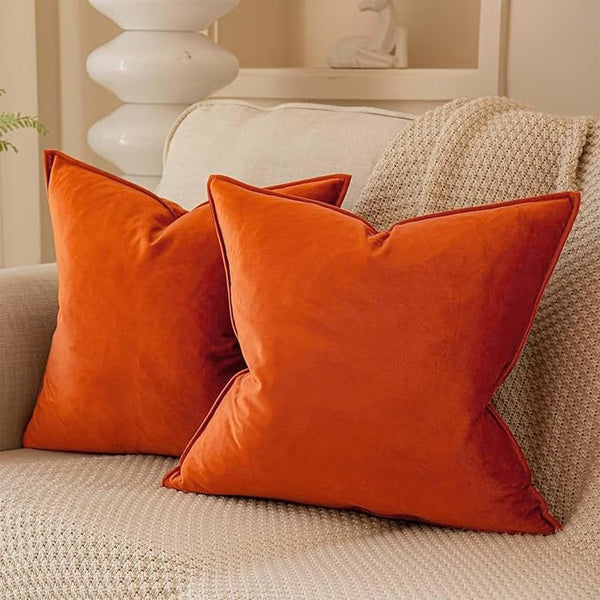 Velvet Fringe Pillow Covers