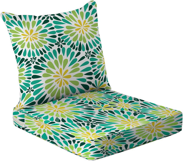 Outdoor Chair Cushions for Patio-Floral