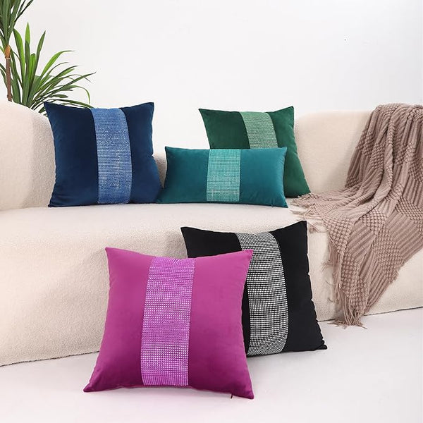 Velvet Decorated European Cushion Cover
