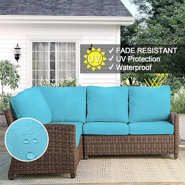 Patio Chair Cushion Covers – Outdoor Replacement Set